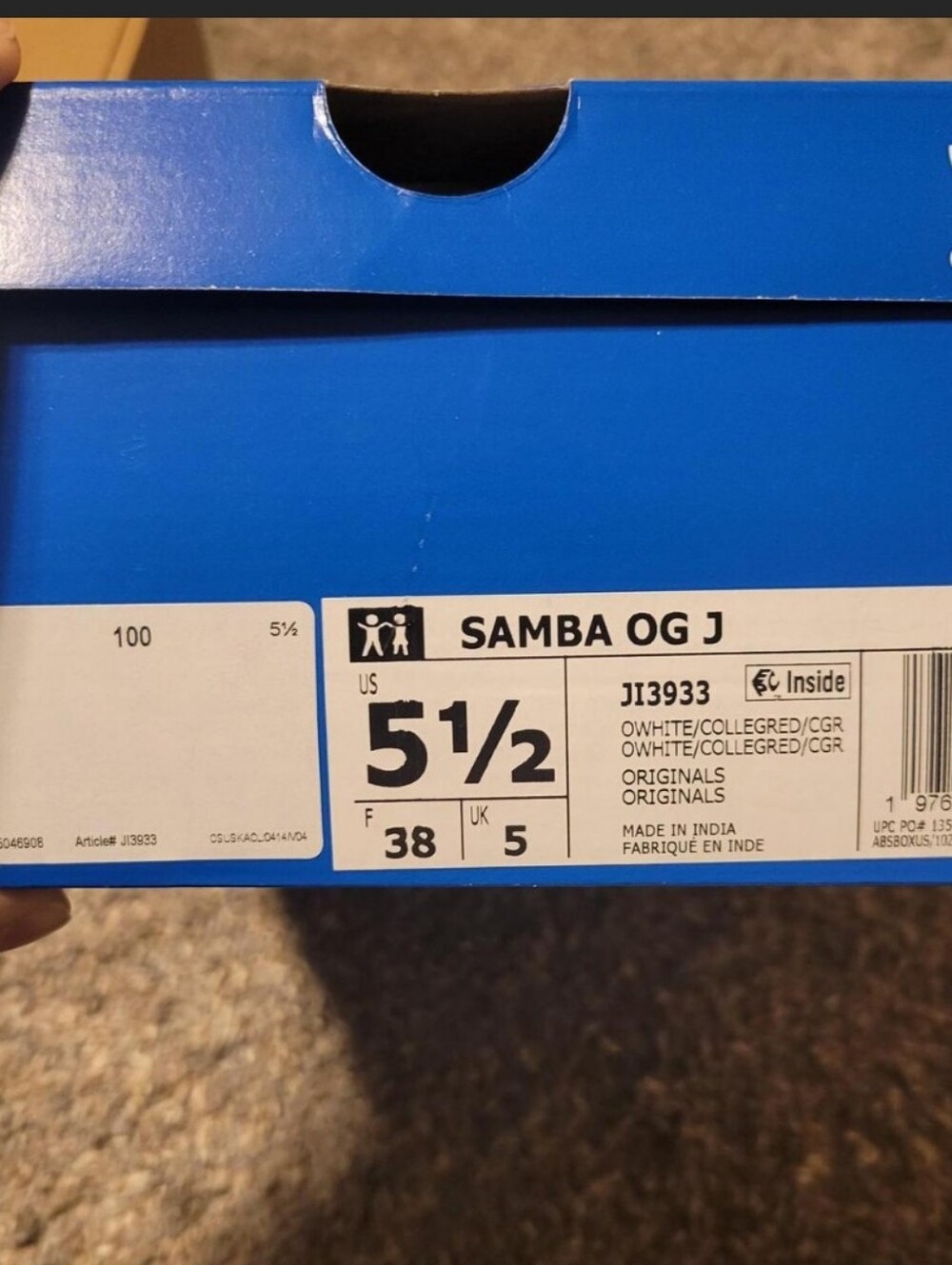 NIB RARE COLORWAY ADIDA SAMBA - Picture 2 of 5